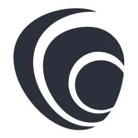 Abstract concentric crescent logo
