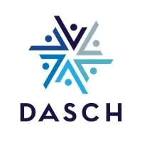 DASCH blue geometric star logo