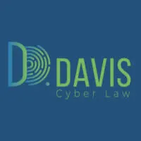 Davis Cyber Law logo on blue background