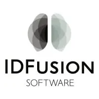 IDFusion Software logo with abstract overlapping shapes