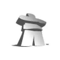 Gray stylized inukshuk logo icon