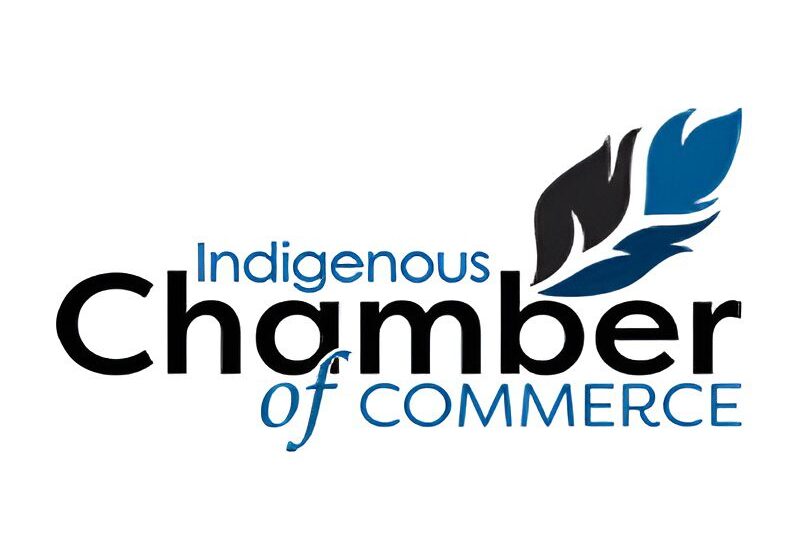 Indigenous Chamber of Commerce logo with feathers
