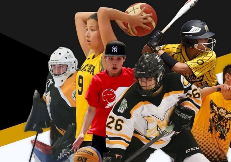 Diverse athletes in sports uniforms