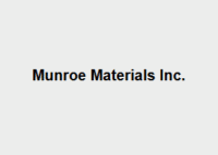 Munroe Materials Inc. text on light gray background