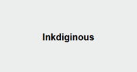 Black "Inkdiginous" text on gray background