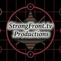 StrongFront.tv Productions logo on vintage test pattern