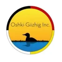 Oshki-Giizhig Inc. logo featuring duck silhouette
